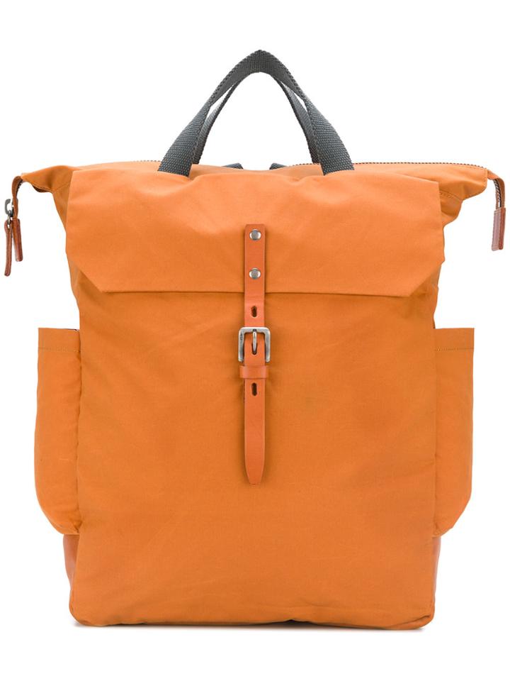 Ally Capellino Ashley Waxy Tote - Yellow & Orange