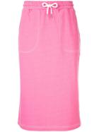 Sjyp Drawstring Waist Jersey Skirt - Pink