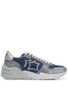 Atlantic Stars Venus Contrasting Panel Sneakers - Grey