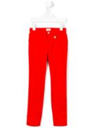 Armani Junior Classic Sweatpants, Toddler Girl's, Size: 4 Yrs, Red