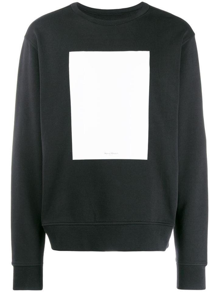 Maison Margiela Minimal Logo Sweater - Black