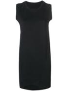 Mm6 Maison Margiela Uneven Seam Tank Top - Black