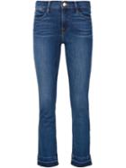 Frame Denim Le High Straight Thrasher Jeans, Women's, Size: 24, Blue, Cotton/polyester/spandex/elastane