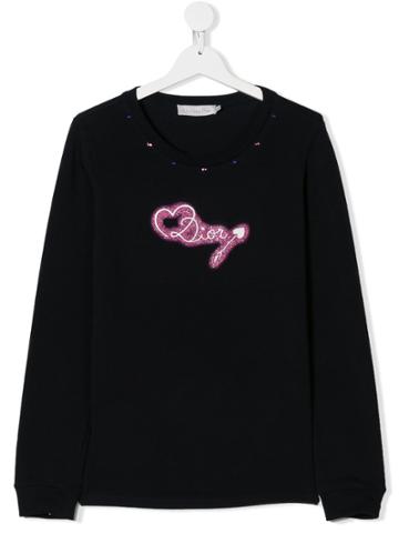 Baby Dior Teen Embellished Sweatshirt - Blue