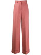 Pt01 Classic Flared Trousers - Pink