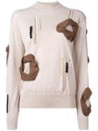 Toga Round Neck Jumper, Women's, Size: 36, Nude/neutrals, Wool
