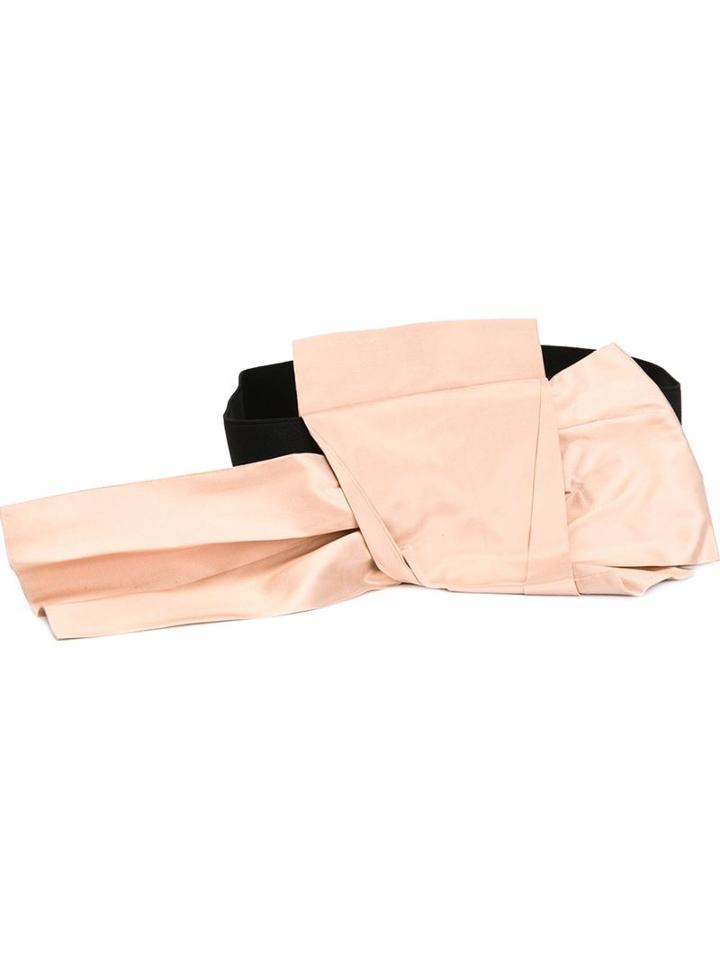 Erika Cavallini Semi Couture Fabric Belt