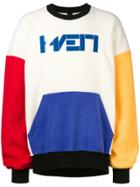 H Rv Rk Colour Block Sweatshirt - White