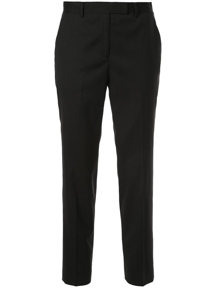 Tomorrowland Cropped Tailored Trousers - Black