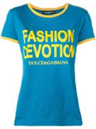 Dolce & Gabbana Print T-shirt - Blue