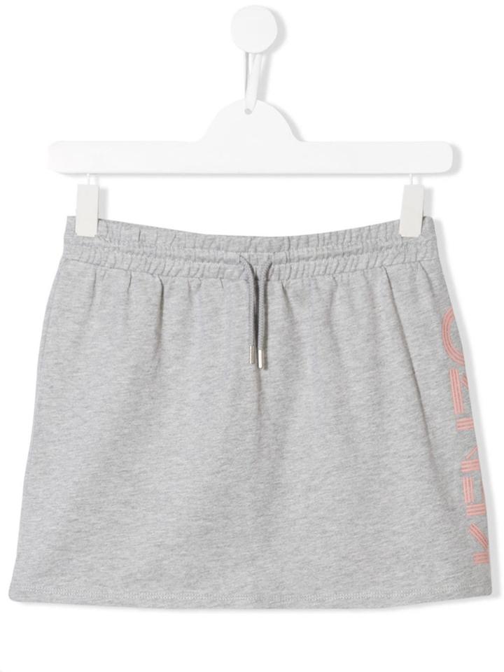 Kenzo Kids Jersey Skirt - Grey