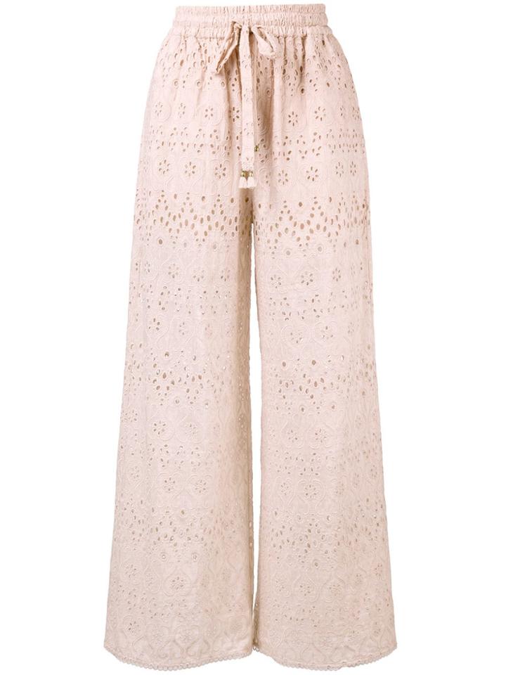 Zimmermann Drawstring Waist Trousers - Nude & Neutrals