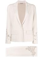 D.exterior Two-piece Skirt Suit - Nude & Neutrals