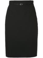 Guild Prime High Waisted Belted Skirt - Black