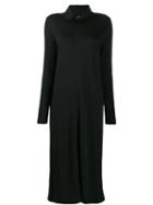 Aspesi Plain Midi Dress - Black