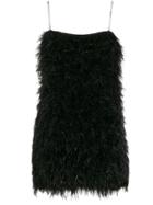 Laneus Fitted Short Knit Dress - Black