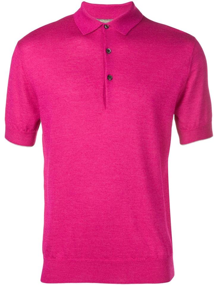 N.peal Knitted Polo Shirt - Pink
