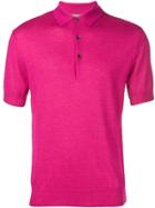 N.peal Knitted Polo Shirt - Pink