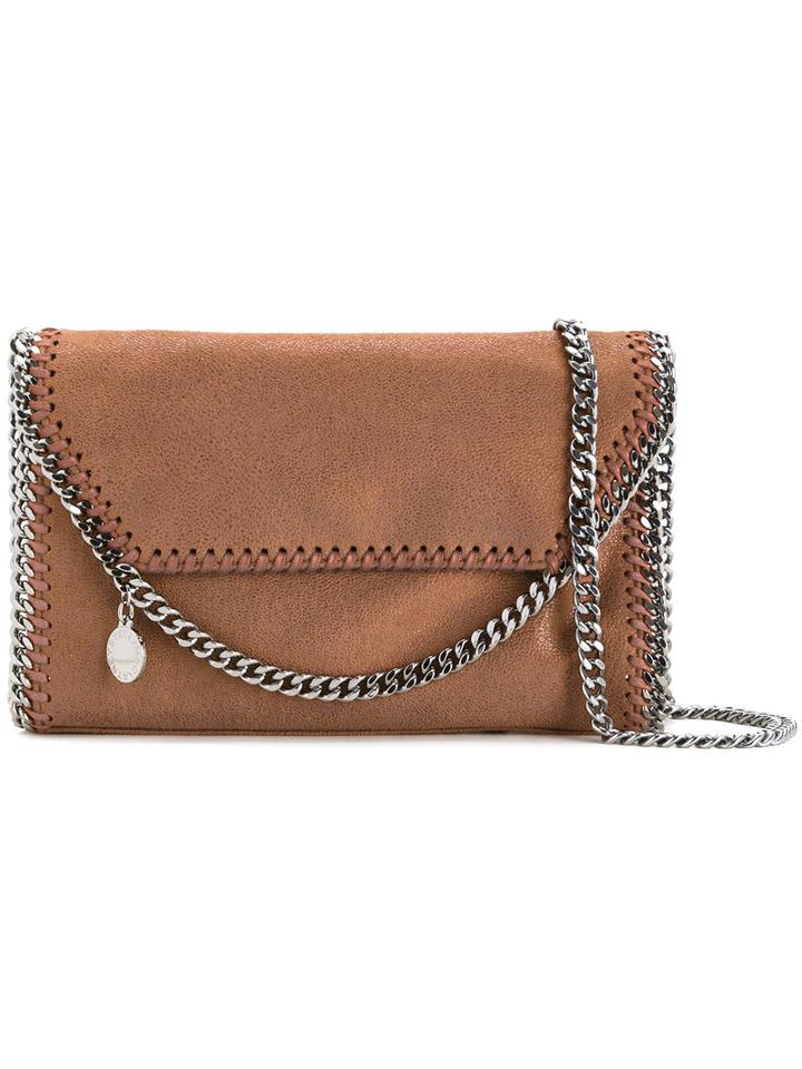 Stella Mccartney Falabella Cross-body Bag, Women's, Brown, Polyester