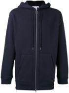 Lacoste - Side Zip Hoodie - Men - Cotton - 3, Blue, Cotton