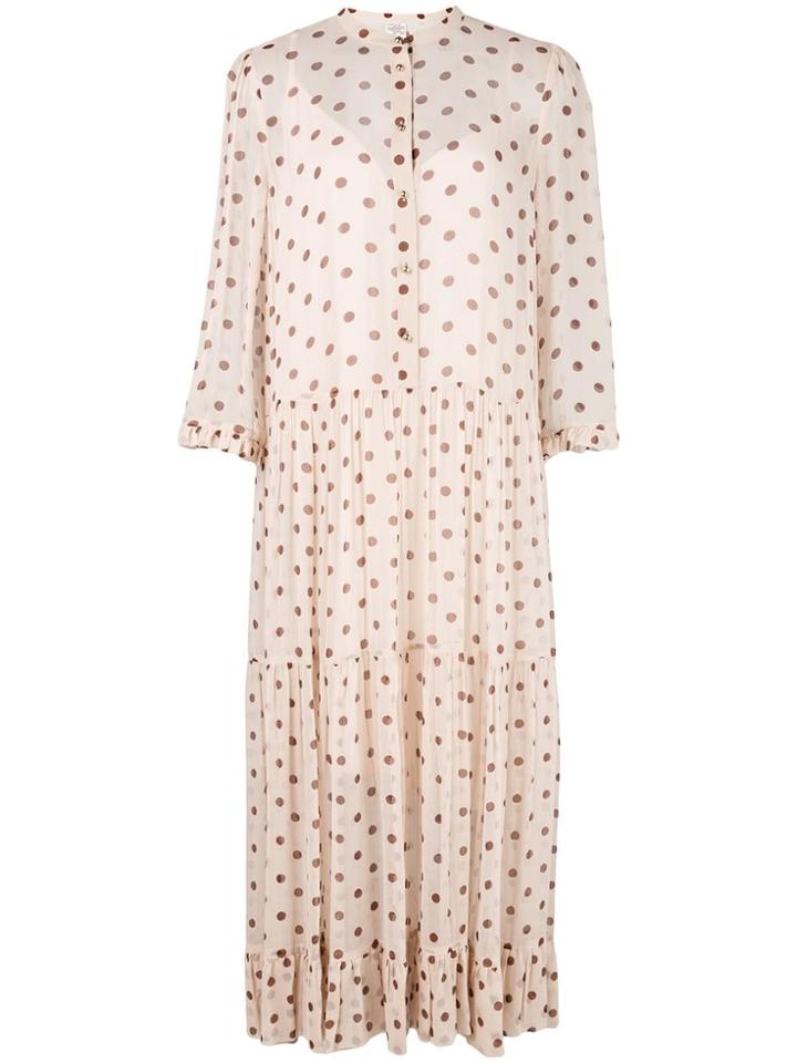 Baum Und Pferdgarten Alexandrina Polka Dot Dress - Neutrals