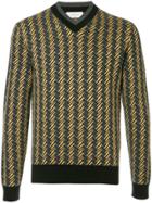 Cerruti 1881 Geometric Knit Sweater - Grey