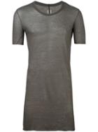 Rick Owens Level T-shirt, Men's, Size: Small, Grey, Cotton