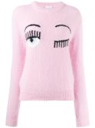 Chiara Ferragni Logo Knit Jumper - Pink