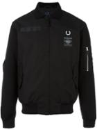 Fred Perry X Art Comes First 'harrington' Jacket, Men's, Size: 38, Black, Cotton/polyester