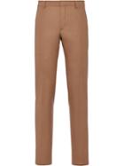 Prada Corded Flannel Trousers - Neutrals