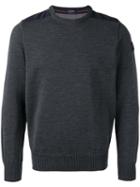 Paul & Shark Crew Neck Jumper, Men's, Size: Xxl, Grey, Virgin Wool
