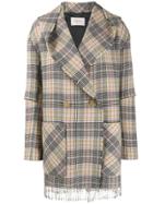 Dorothee Schumacher Pastel Check Double-breasted Jacket - Neutrals