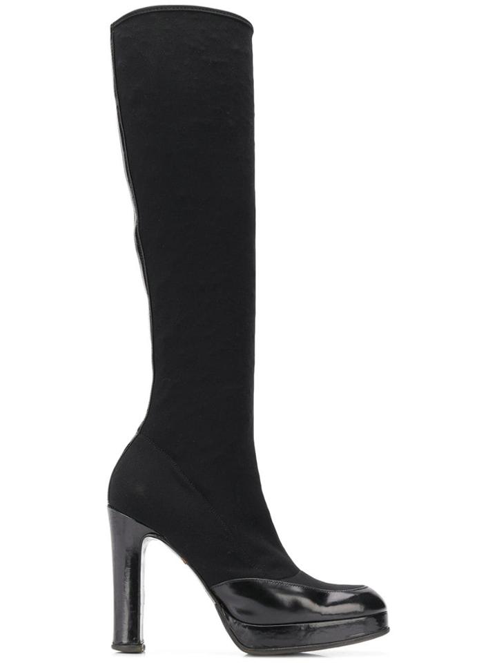 Dolce & Gabbana Vintage 1990's Under-the-knee Boots - Black