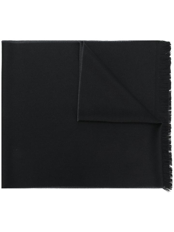 Emporio Armani Logo Scarf - Blue