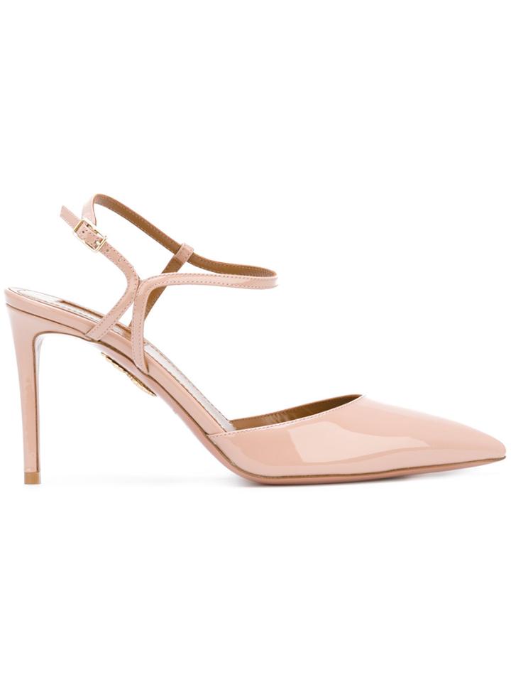Aquazzura Amandine Pumps - Pink & Purple