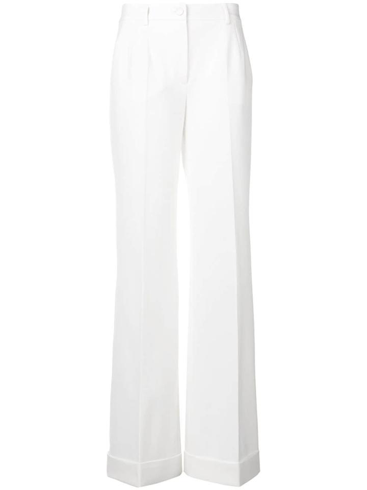 Dolce & Gabbana Wide-leg Trousers - White