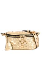 Moschino Quilted Belt Bag - Gold