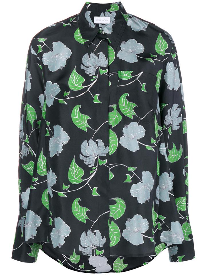 Christian Wijnants Floral Print Shirt - Black