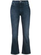 Mother The Outsider Crop Jeans - Blue