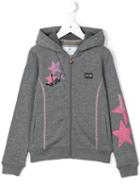 Philipp Plein Kids 'sleeping Beauty' Hoodie, Girl's, Size: 12 Yrs, Grey