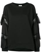 Aniye By Decorated Sleeves Sweater - Black