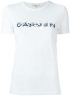 Carven Floral Logo Print T-shirt