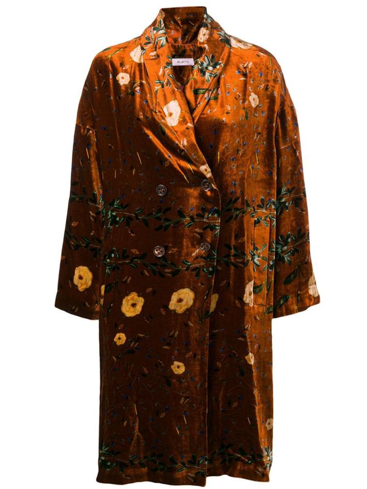 Ailanto Double Breasted Coat - Brown