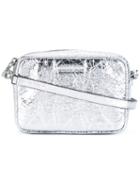 Michael Michael Kors Camera Crossbody Bag, Women's, Grey, Leather