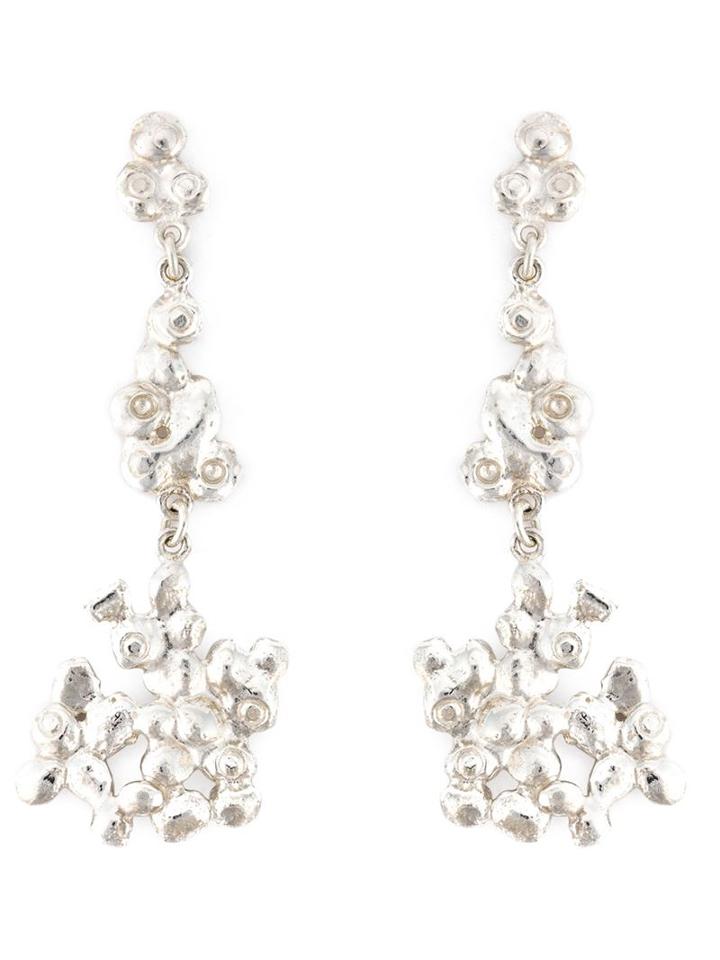 Natasha Collis Cobbled Stud Earrings