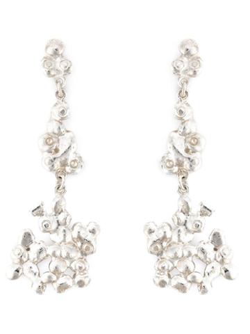 Natasha Collis Cobbled Stud Earrings