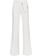 Off-white High Waist Trousers With Chain Detail