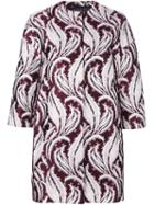 Giambattista Valli Abstract Jacquard Pattern Jacket, Women's, Size: 40, Pink/purple, Polyester/silk