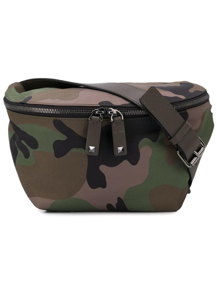 Valentino Valentino Garavani Camouflage Belt Bag - Green