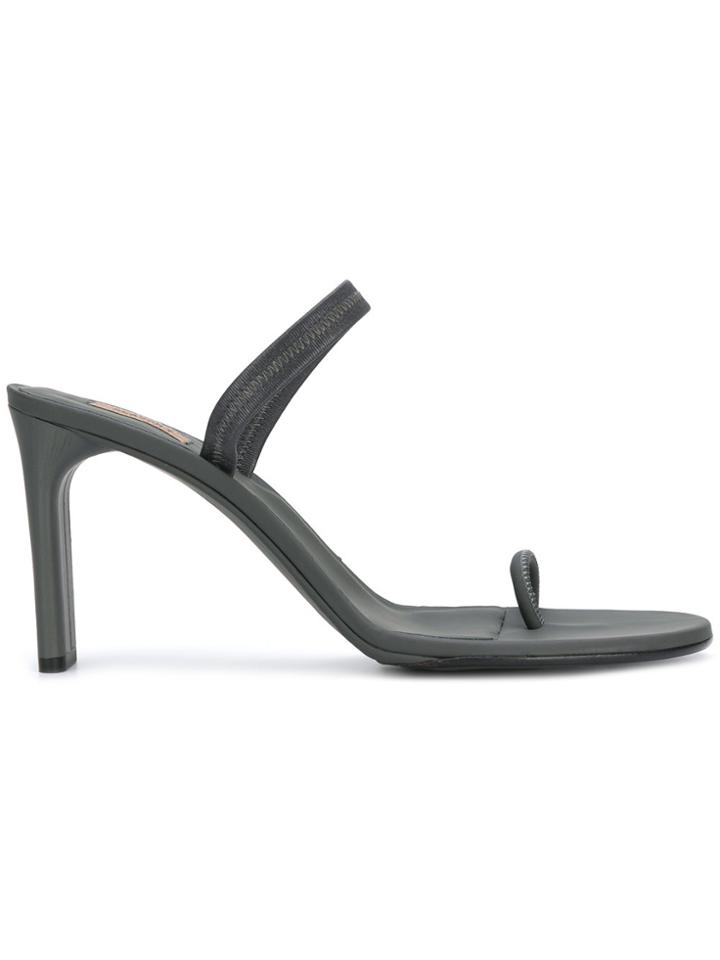 Yeezy Overlocked Toe Strap Sandals - Grey